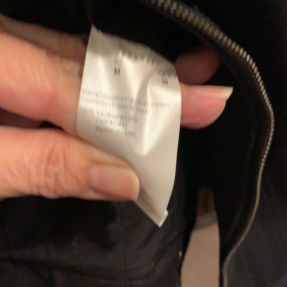 Hugo Boss, moto style, black cropped jacket, size medium - Picture 8 of 11